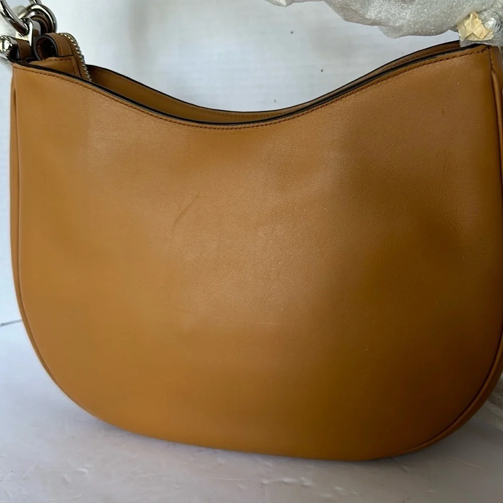 Coach Light Saddle Leather Hobo Bag